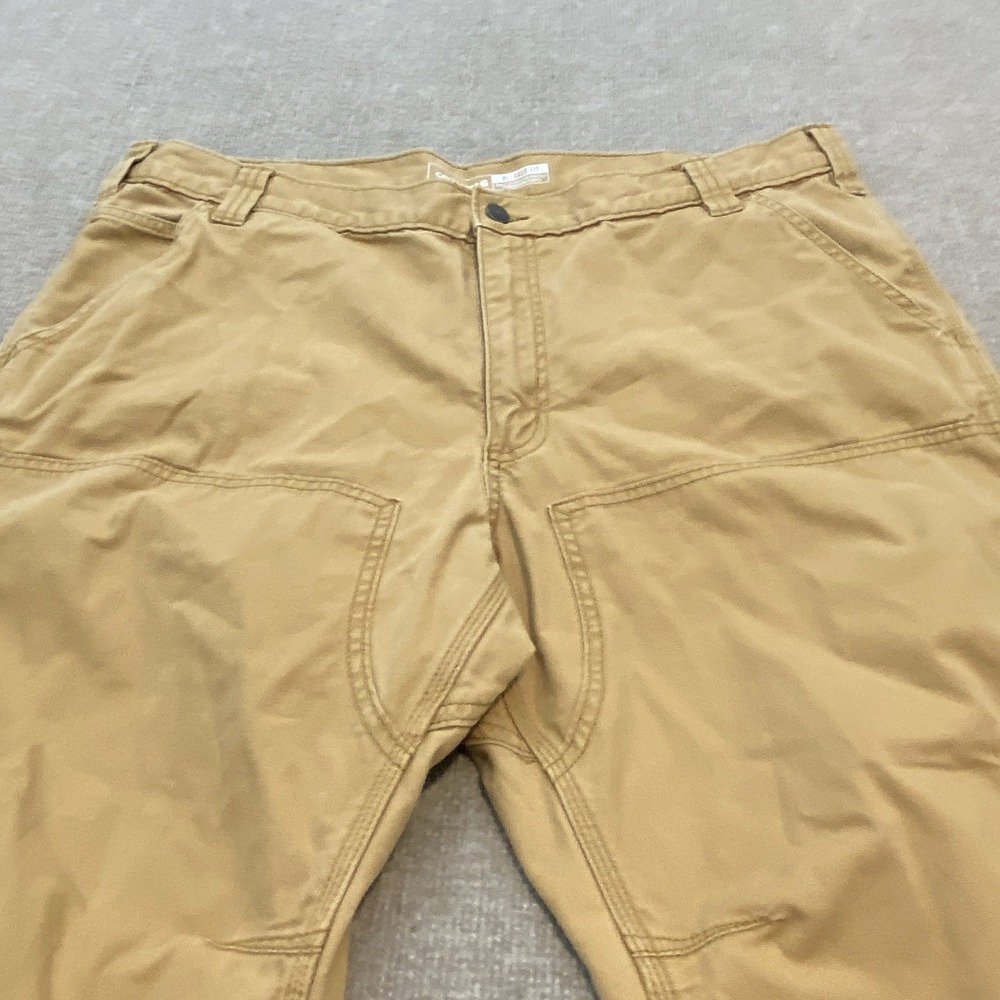 Carhartt Pants Men 40x29 Hemmed Double Knee Work Relaxed Fit Grunge Baggy Tan